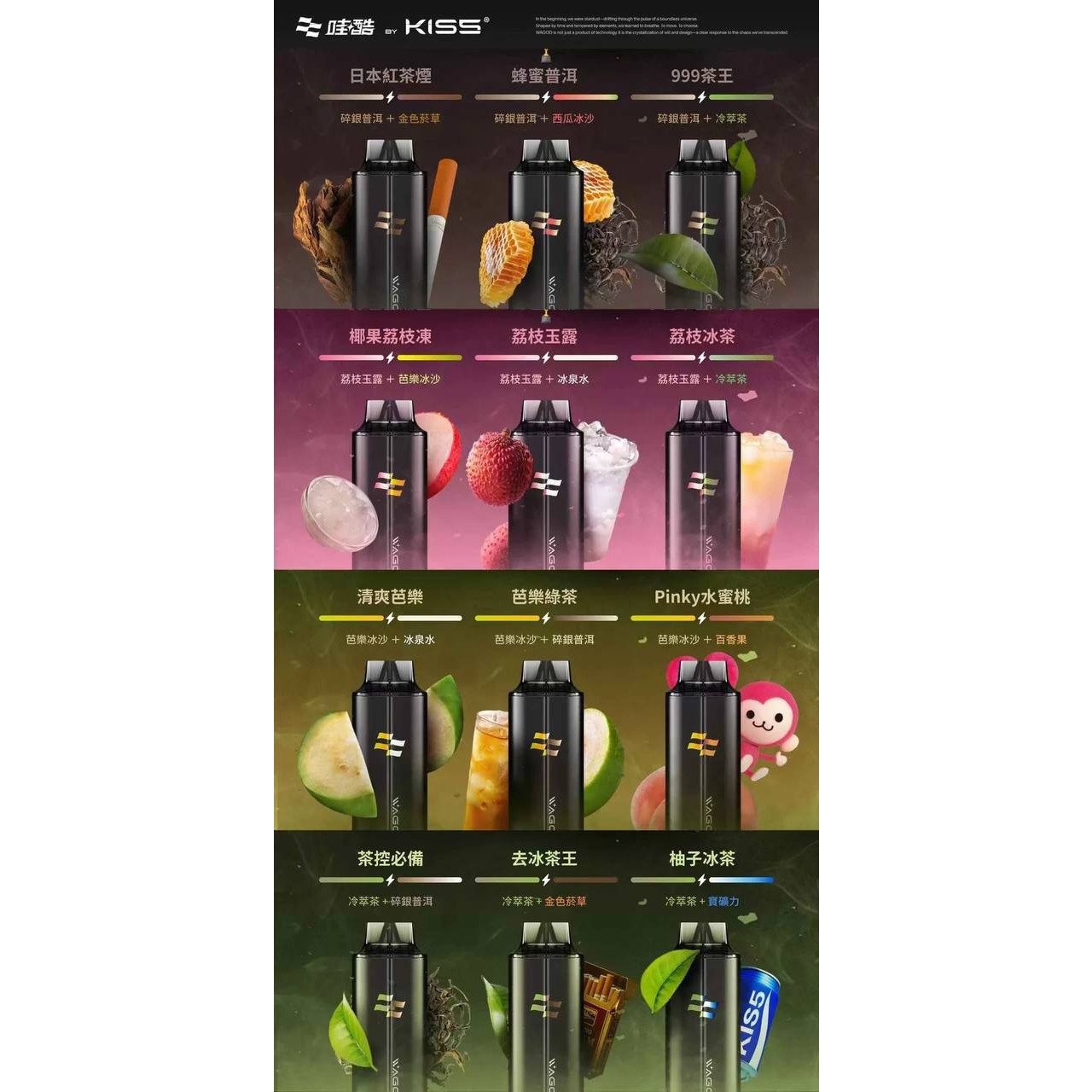 <pre>
<strong>WAGOO x KISS 6500口 </strong>
<strong>拋棄式/一次性</strong></pre>